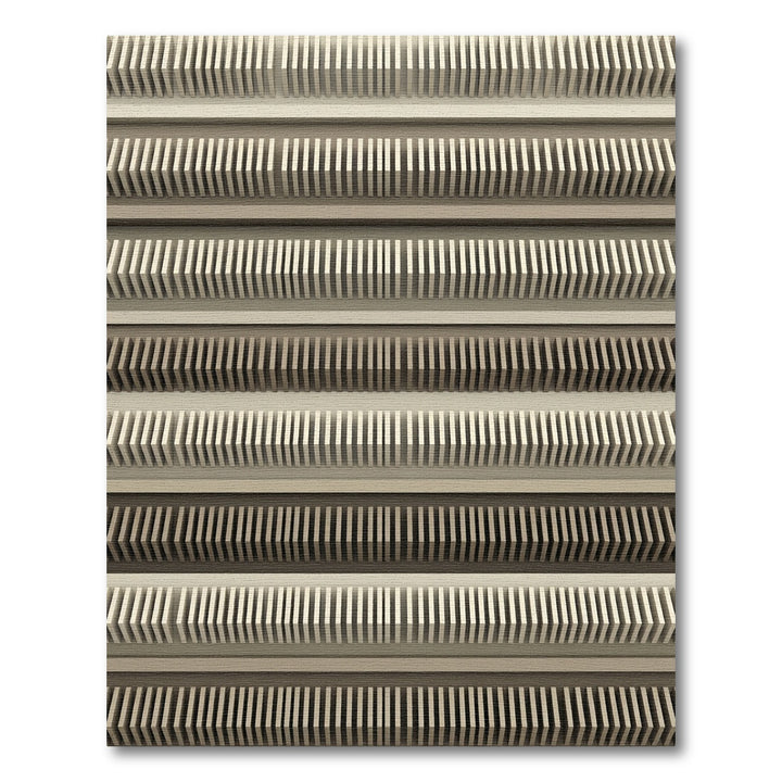 Abstract Tonal Stripes Rug