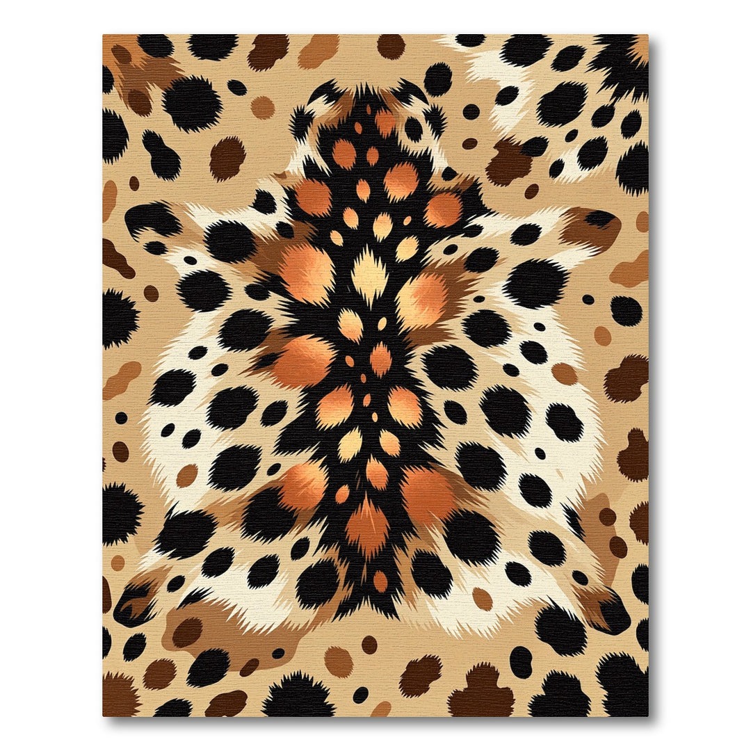 Luxurious Cheetah Spots Area Rug