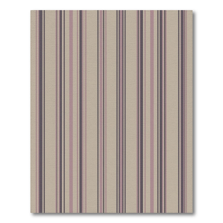 Subtle Plum Stripe Texture Rug