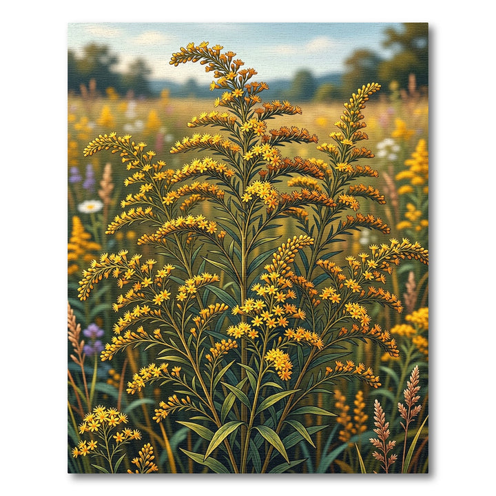 Goldenrod Meadow Summer Bloom Rug