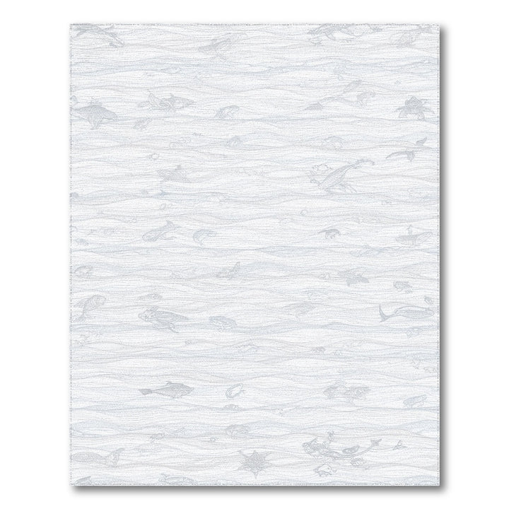 Coastal Marine Life Area Rug