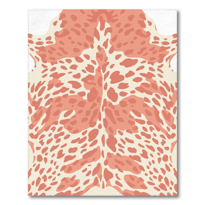 Coral Spots Hide Rug