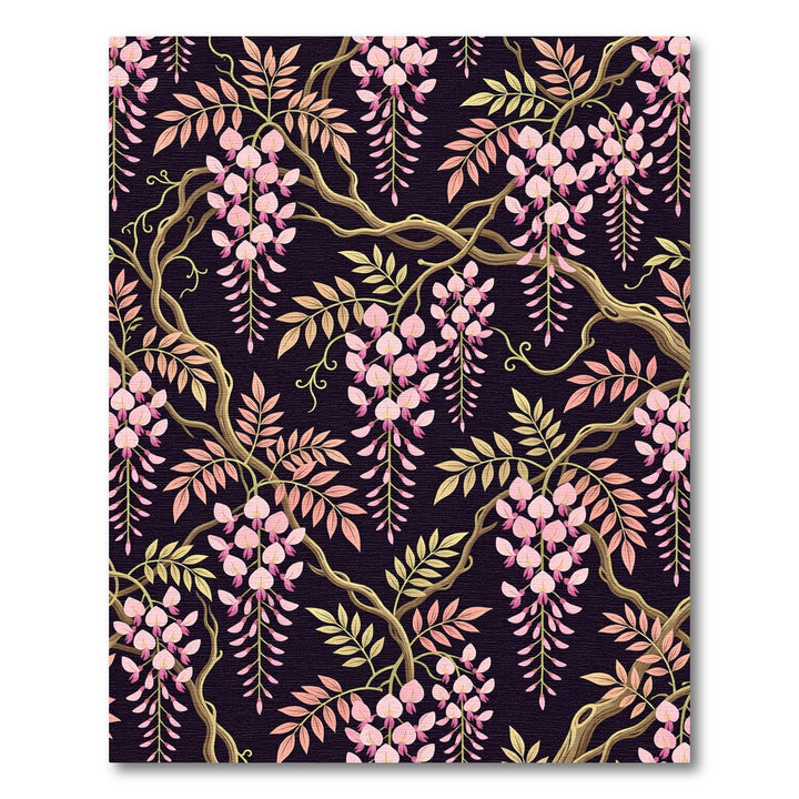 Pink Sakura Blossom Vine Rug