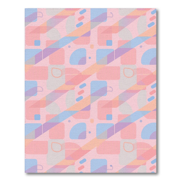 Pastel Geometric Multi-Color Area Rug