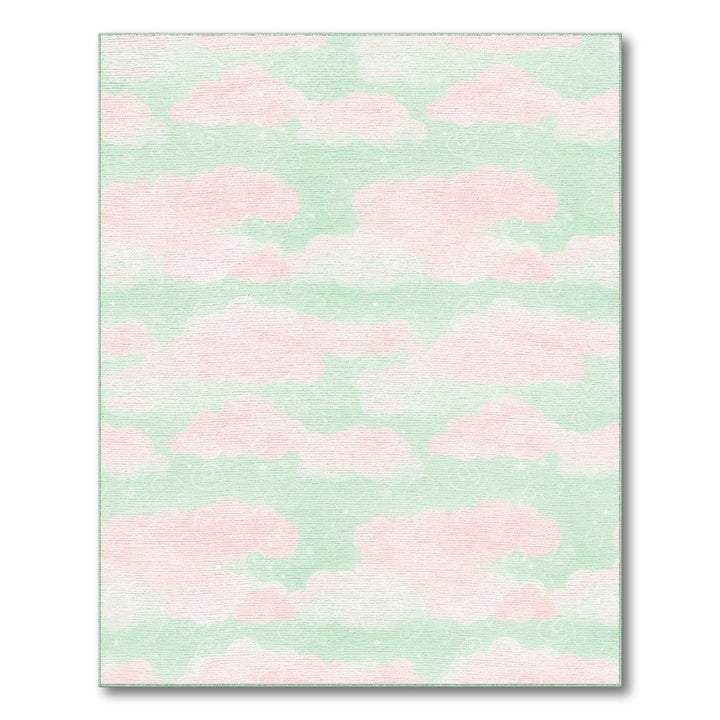 Pink Cloud Kids Area Rug