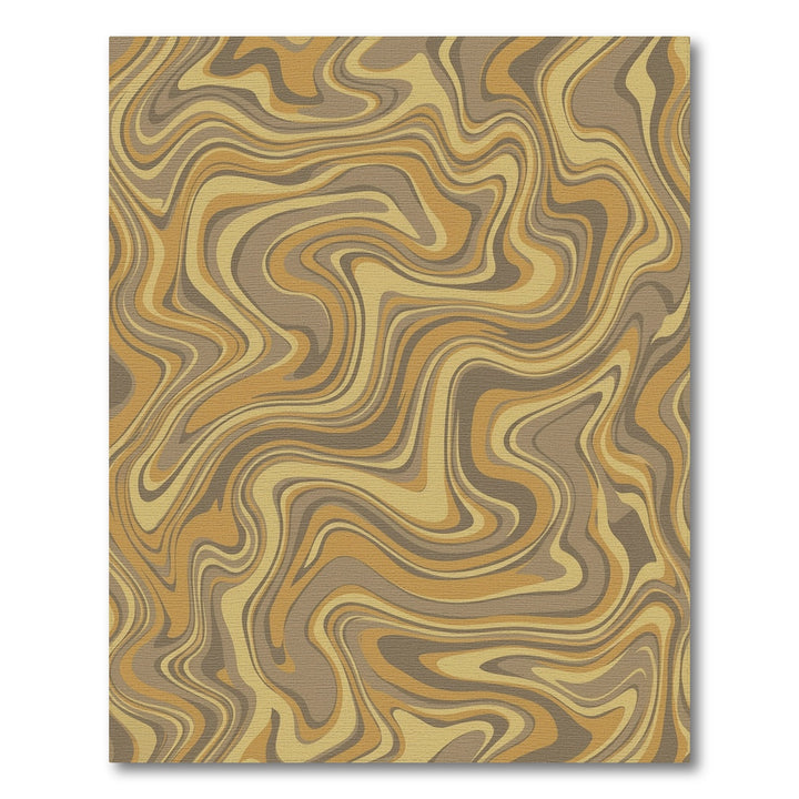 Earthy Tones Marbled Swirl Rug