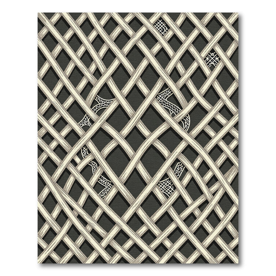 Woven Interlace Celtic Knot Rug