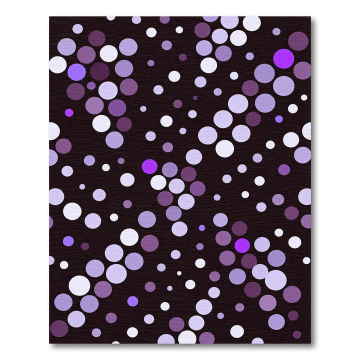 Purple Polka Dot Confetti Rug