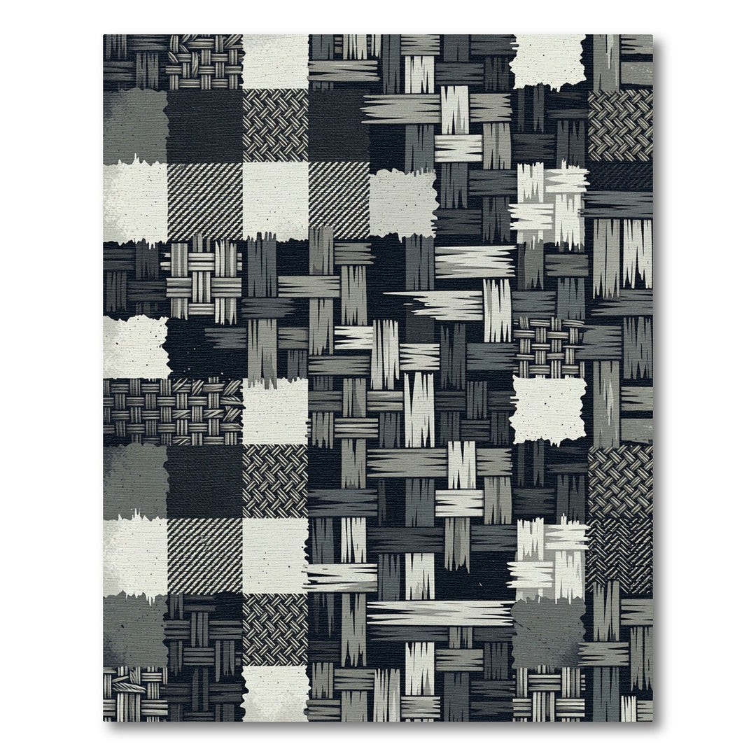 Rustic Buffalo Check Woven Rug