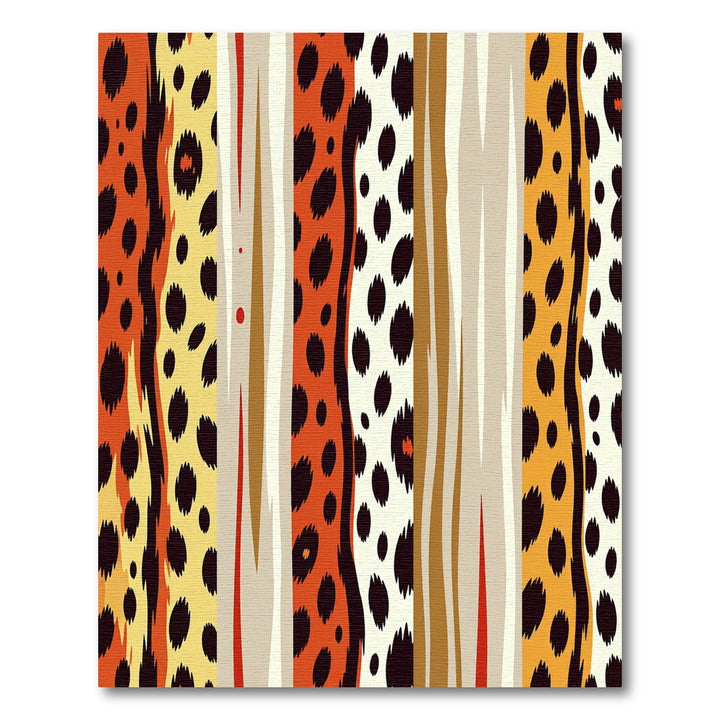 Cheetah Stripe Modern Animal Rug