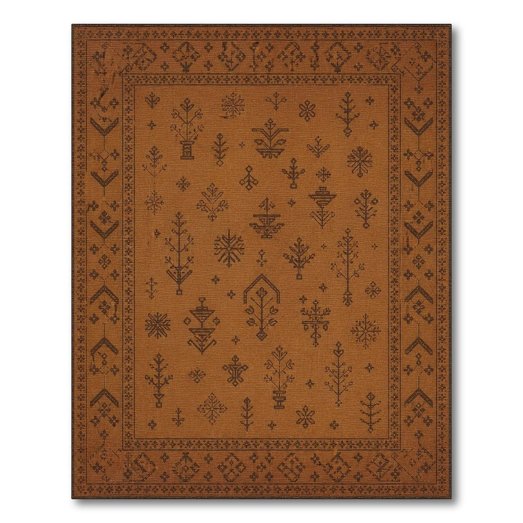 Heritage Tribal Brown Heritage Tribal Area Rug