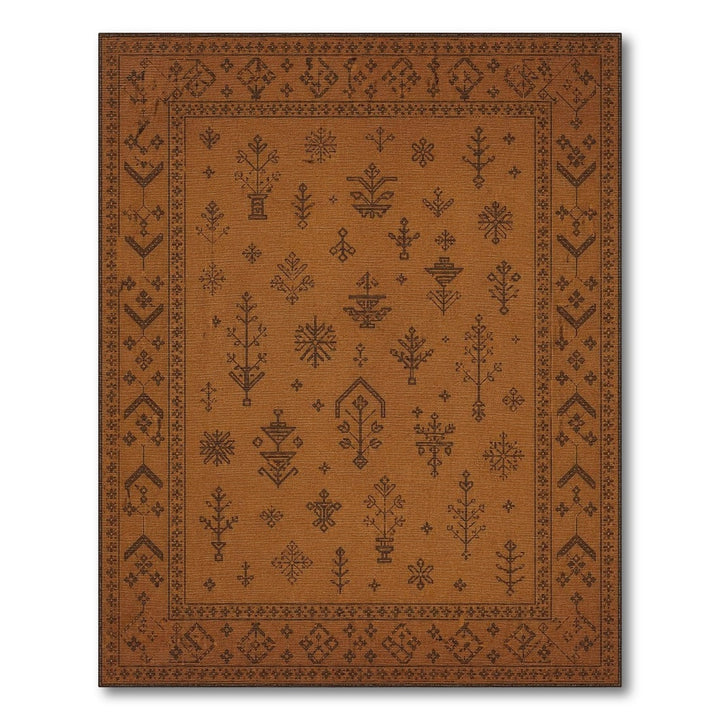 Heritage Tribal Brown Heritage Tribal Area Rug