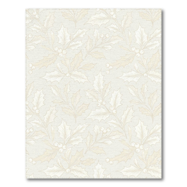 Cream Holly Berry Sprigs Rug