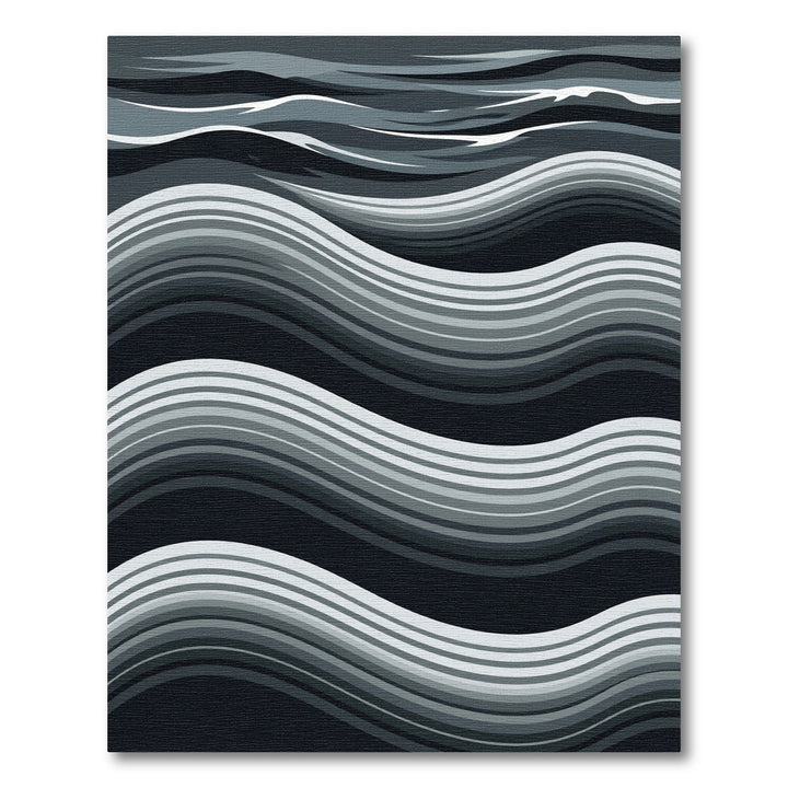 Monochromatic Waves Gradient Abstract Rug