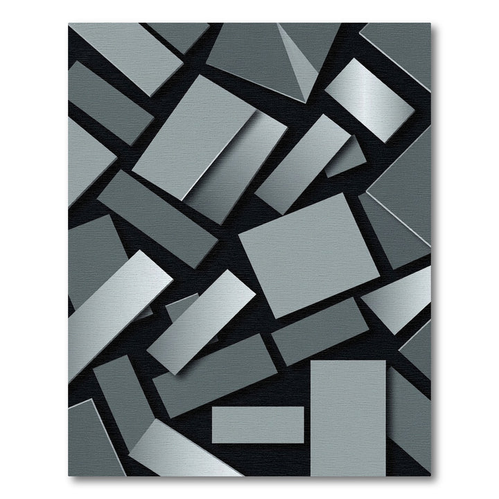 Modern Geometric Shades Rectangle Rug