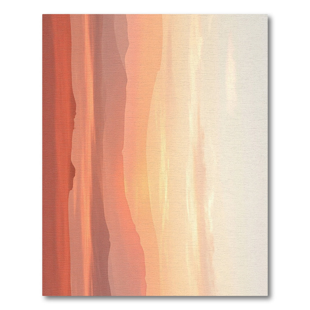 Soft Sunset Color Gradient Rug