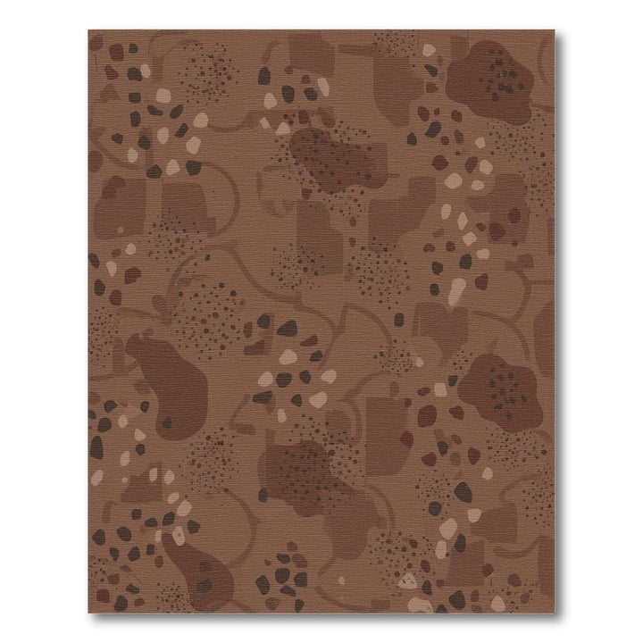 Abstract Brown Area Rug