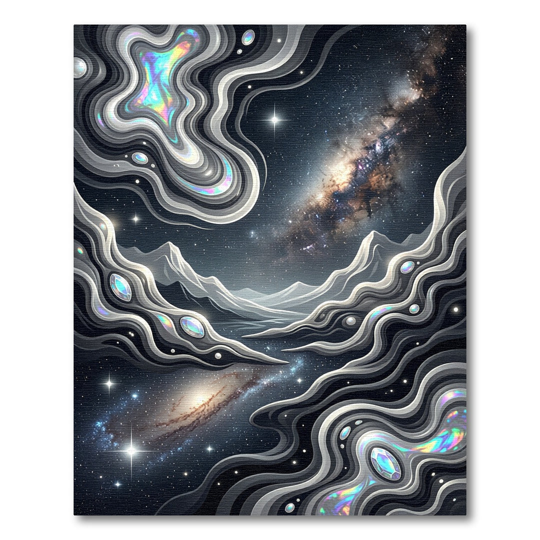 Cosmic Galaxy Abstract Swirl Rug