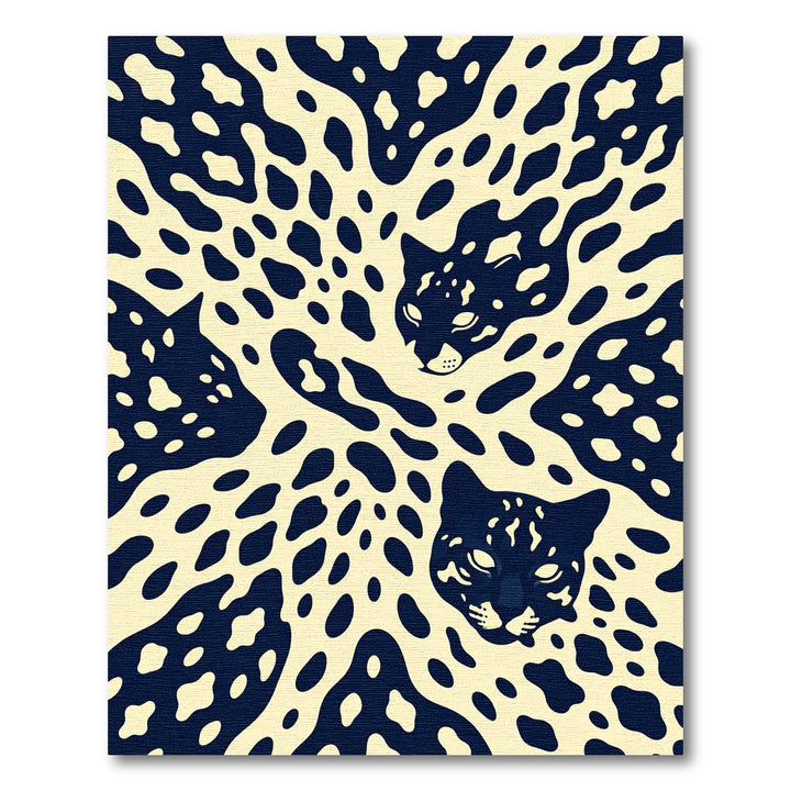Spotted Leopard Abstract Art Rug