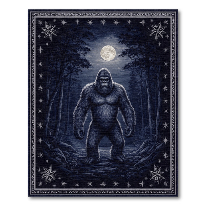 Sasquatch Moonlit Forest Area Rug