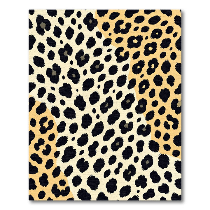 Leopard Spot Cream Yellow Rug