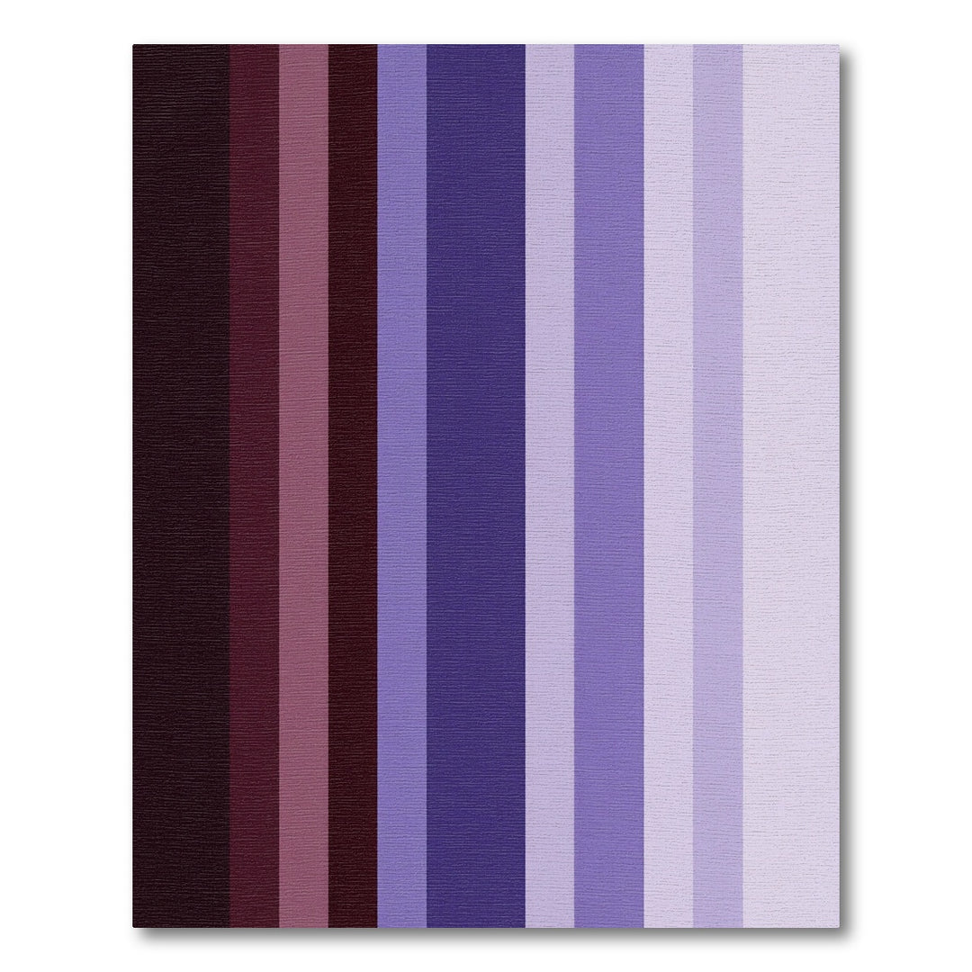 Vertical Purple Gradient Stripe Rug