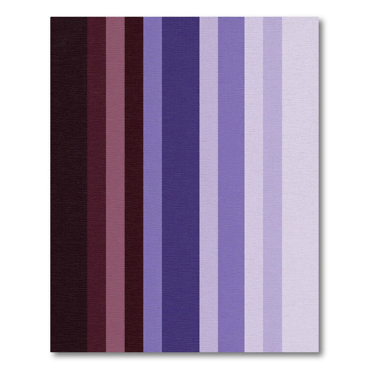 Vertical Purple Gradient Stripe Rug