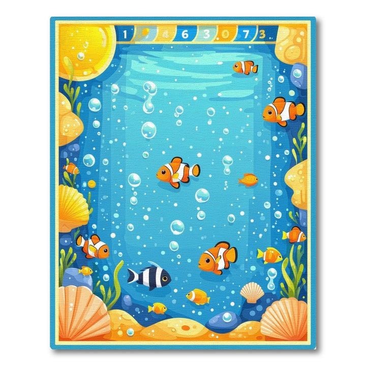 Clownfish Underwater Kids Area Rug