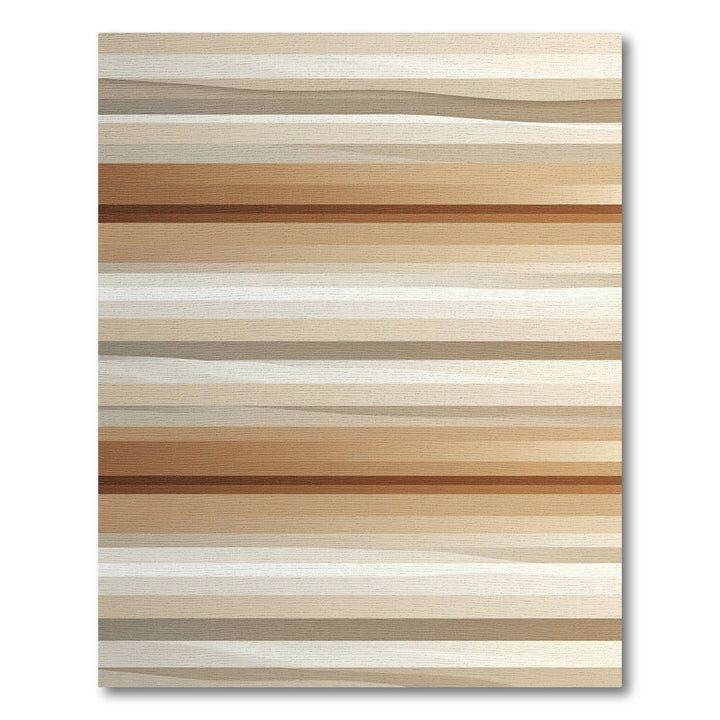 Sandy Stripe Layered Abstraction Rug
