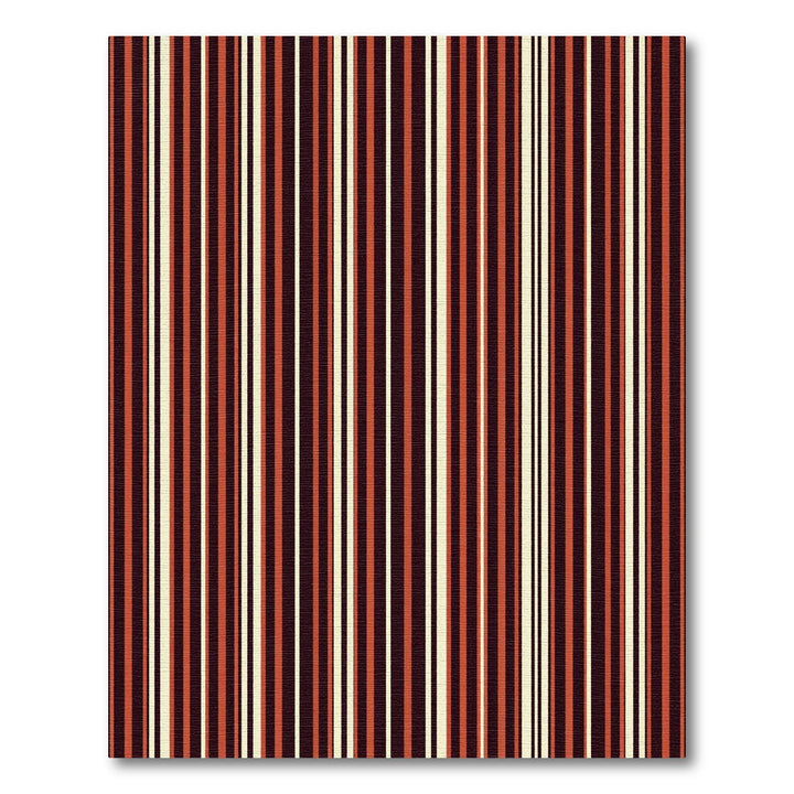 Warm Sunset Vertical Stripe Rug