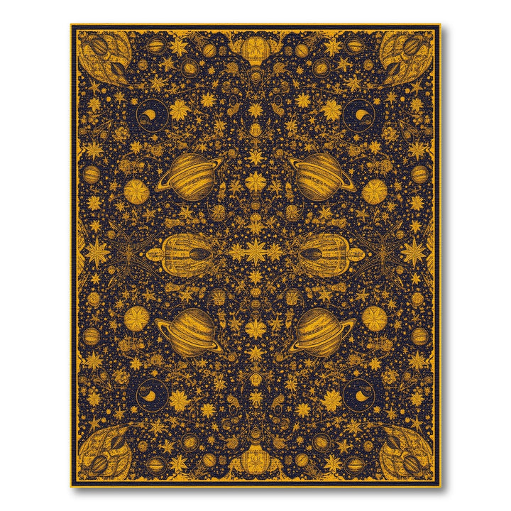 Celestial Gold Washable Area Rug