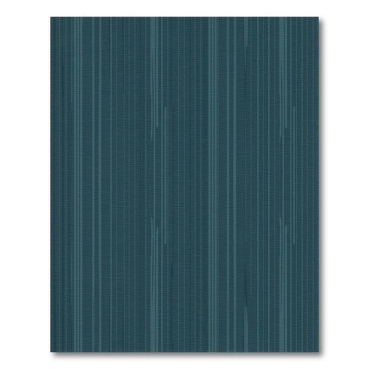 Deep Teal Vertical Stripe Rug