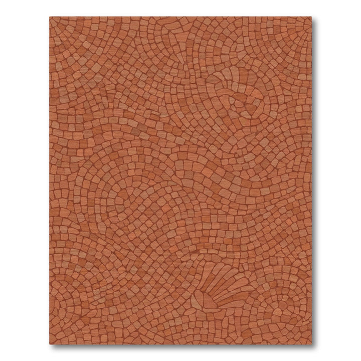 Terracotta Brick Archway Mosaic Rug