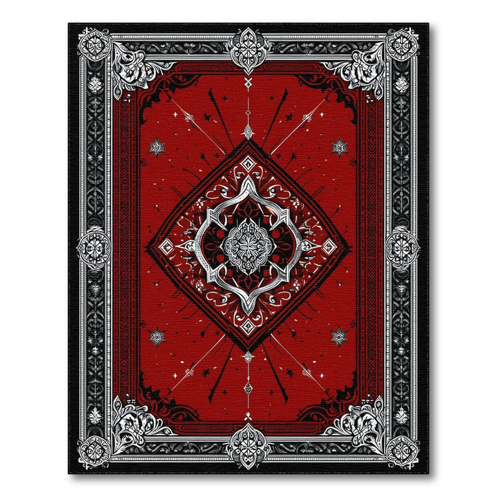 Traditional Persian Red Ornate Medallion Area Rug