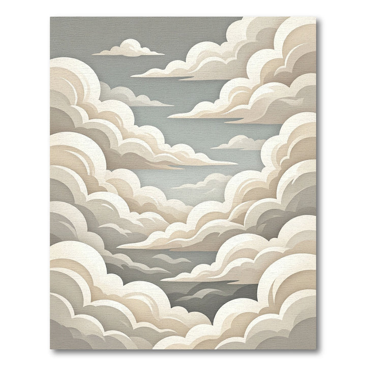 Pastel Dreamy Cloudscape Rug