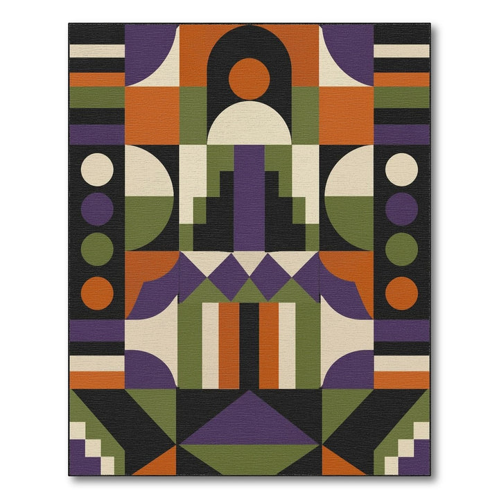 Geometric Multi-Color Area Rug
