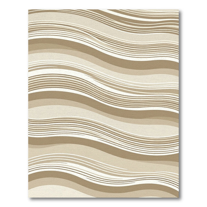 Sand Swirl Abstract Wave Rug
