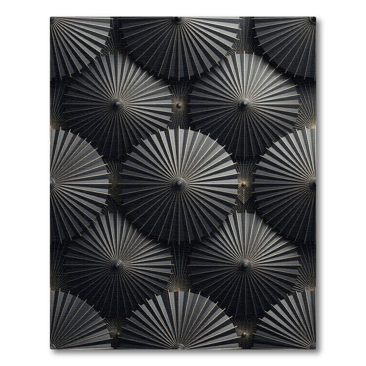 Art Deco Sunburst Fan Texture Rug