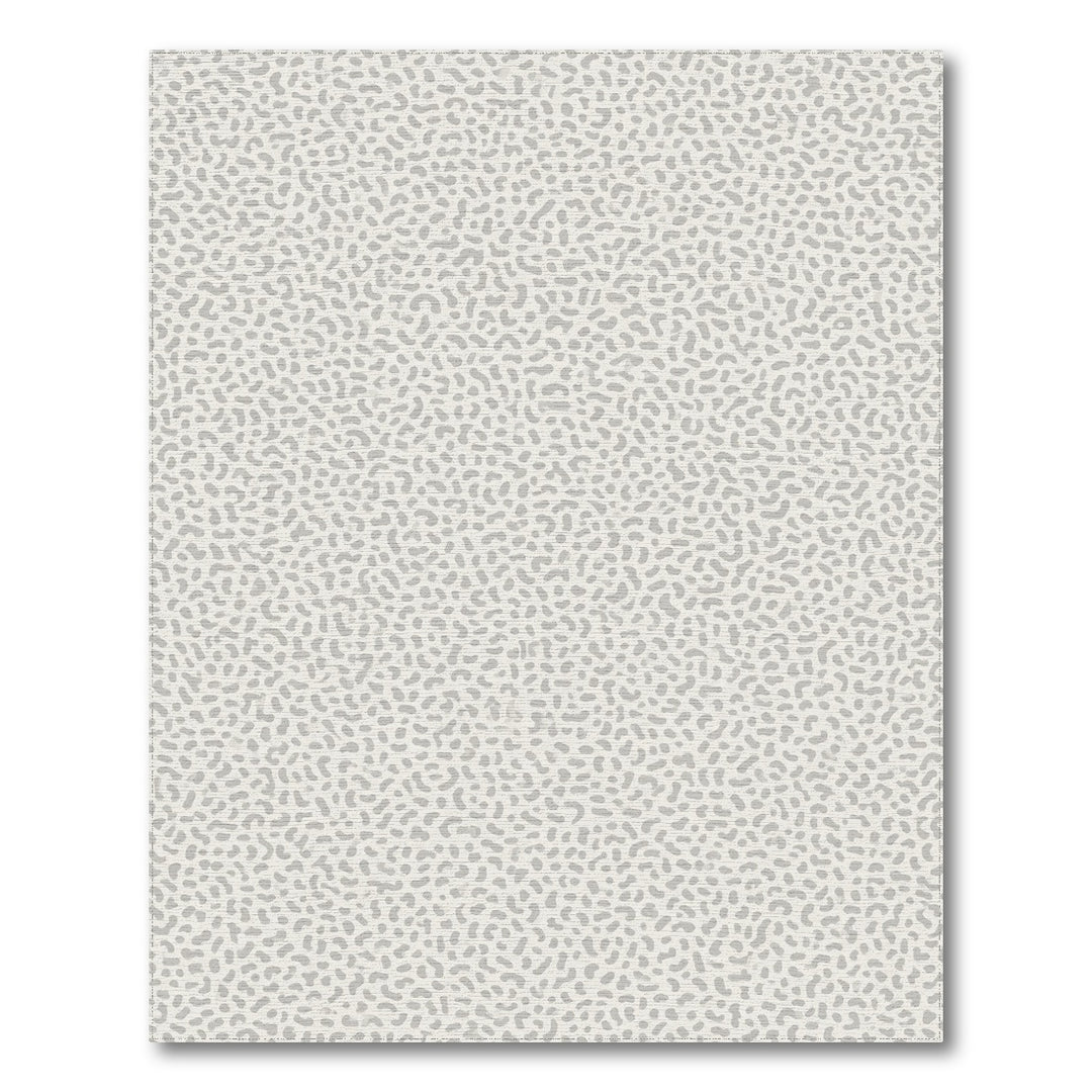 Beige Organic Abstract Area Rug