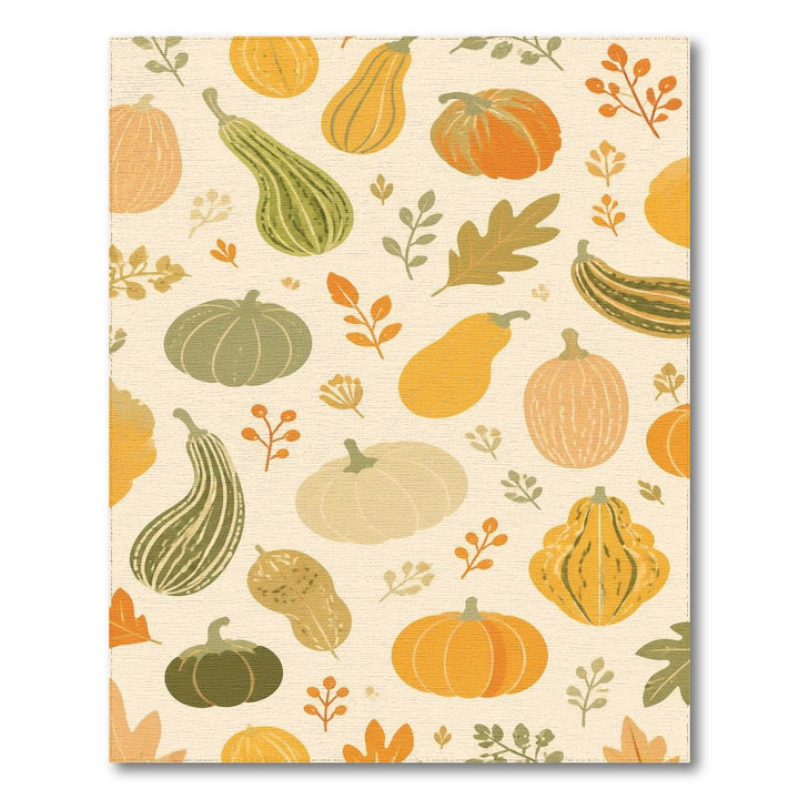 Autumn Harvest Pumpkin Area Rug