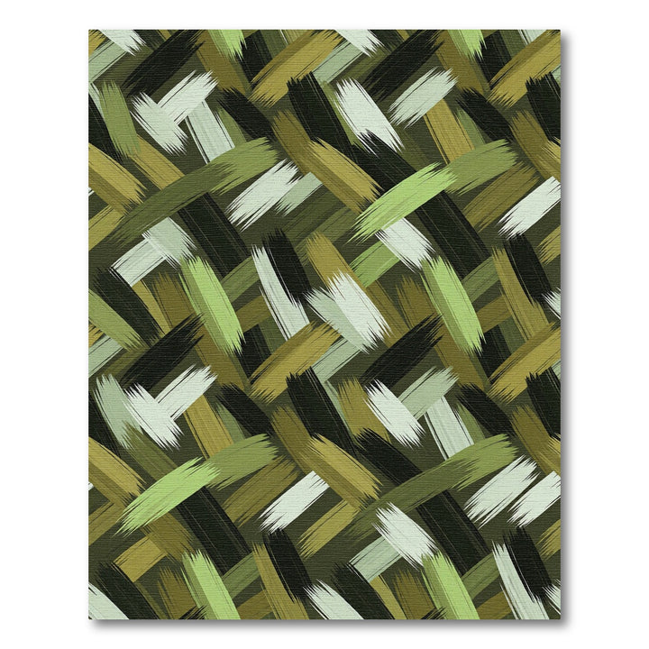 Abstract Brushstroke Earth Tones Rug