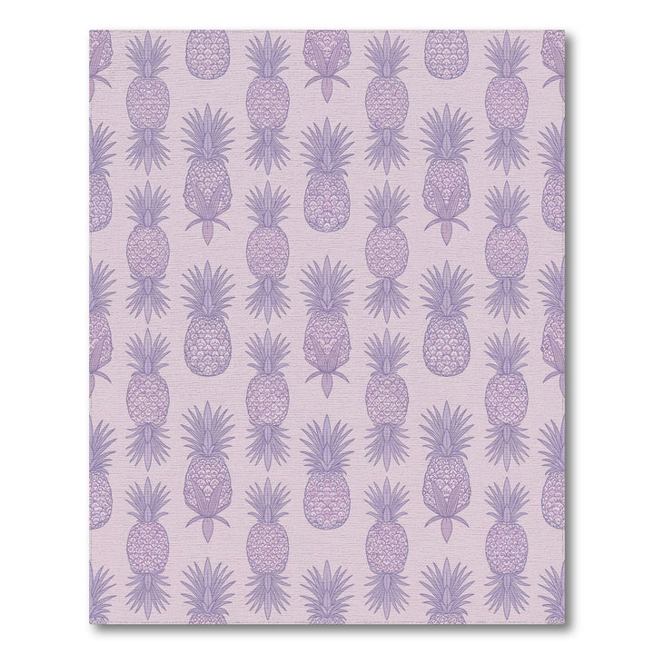 Lavender Pineapple Repeat Rug