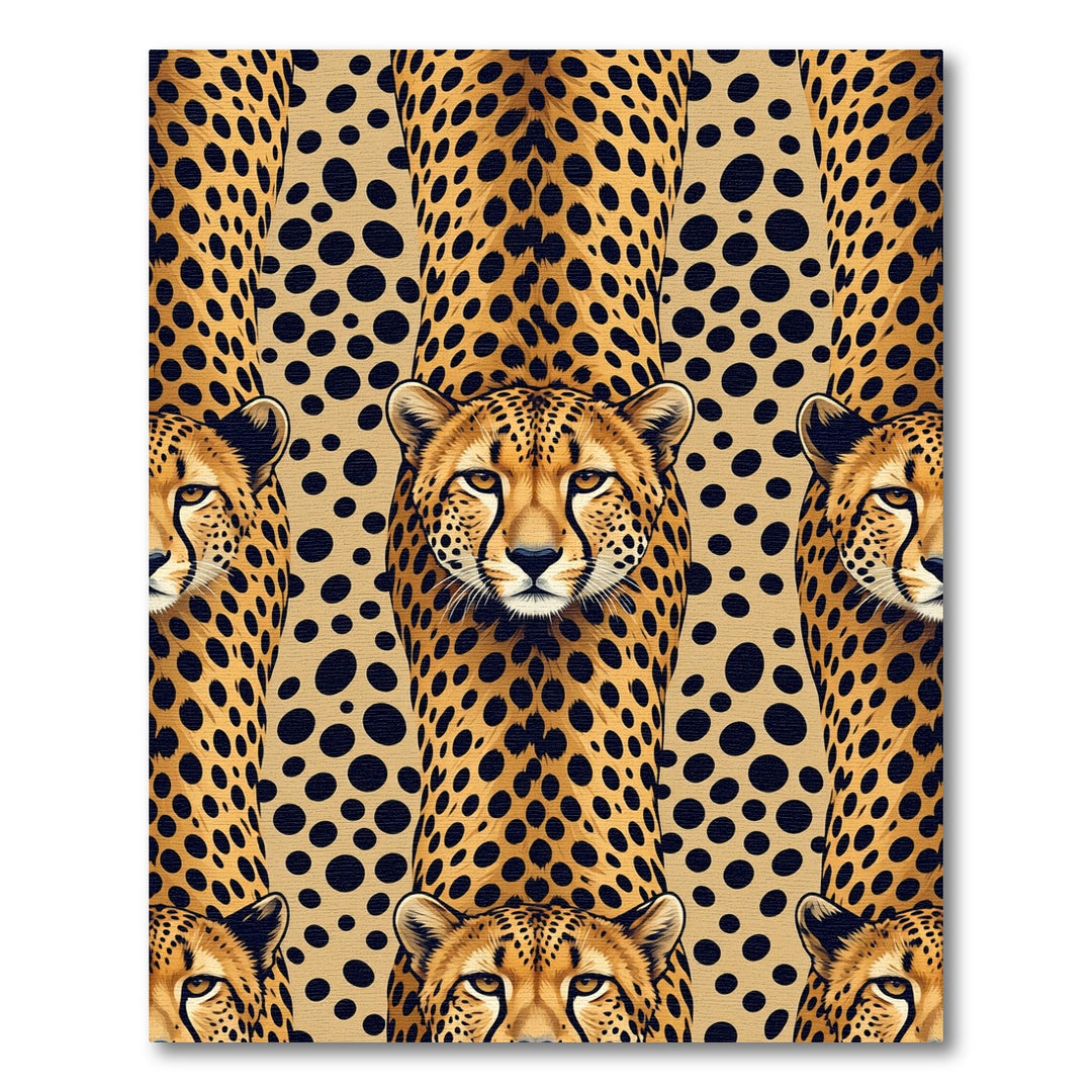 Cheetah Spot Wild Animal Contemporary Rug