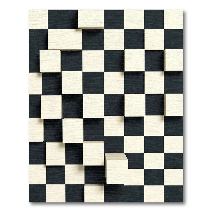 Checkerboard Dimension Cubes Rug