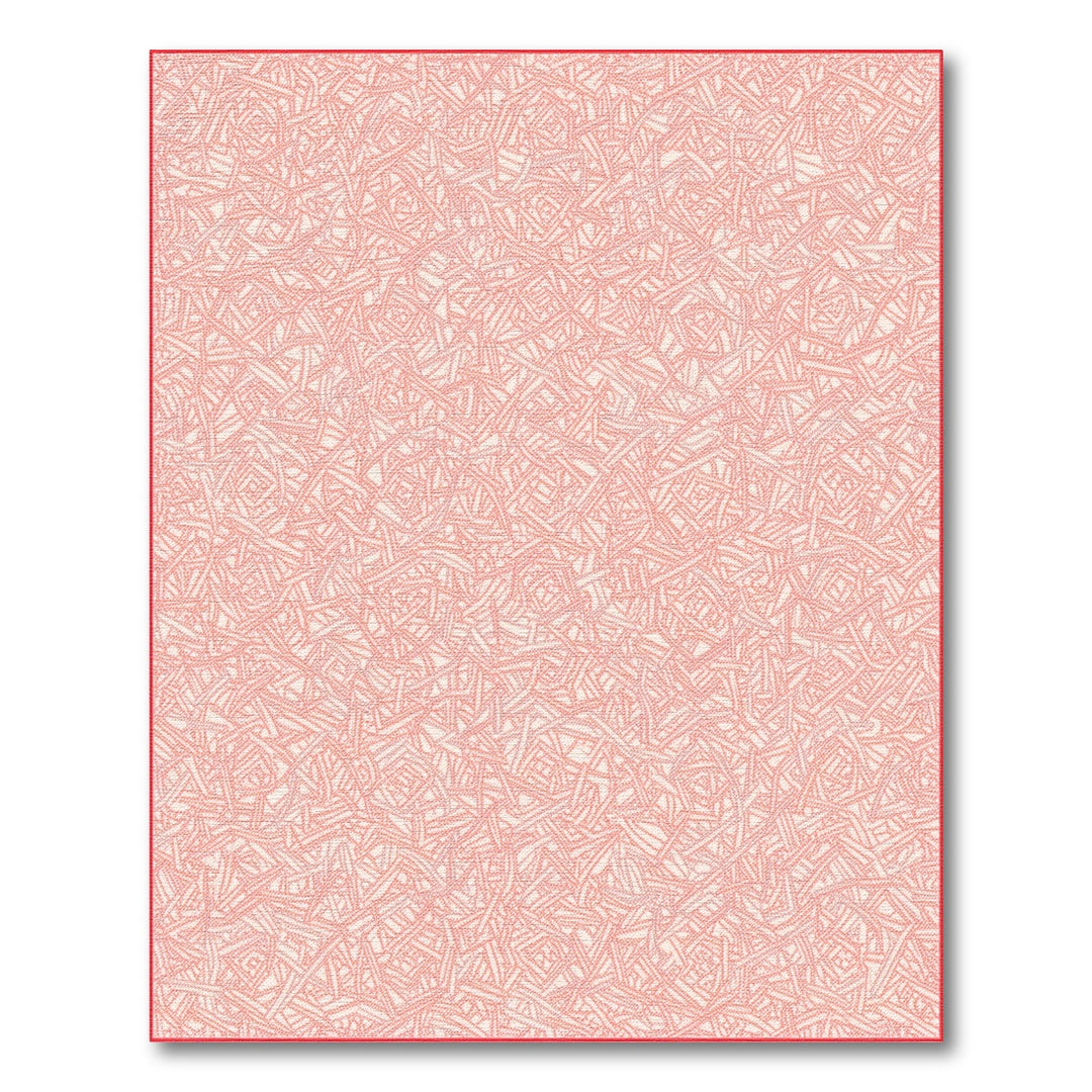 Geometric Modern Pink Geometric Washable Area Rug