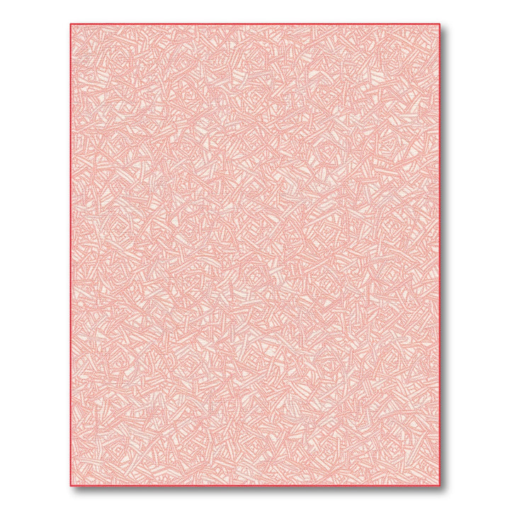 Geometric Modern Pink Geometric Washable Area Rug