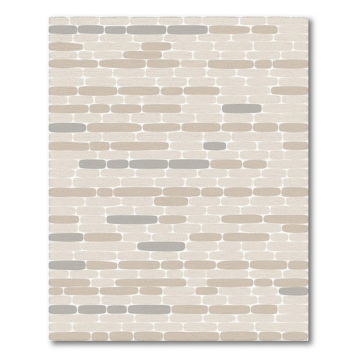 Geometric Modern Beige Neutral Geometric Area Rug