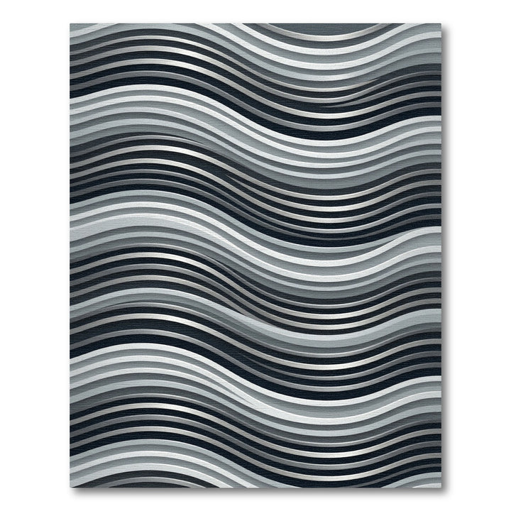 Monochromatic Ripple Wave Rug