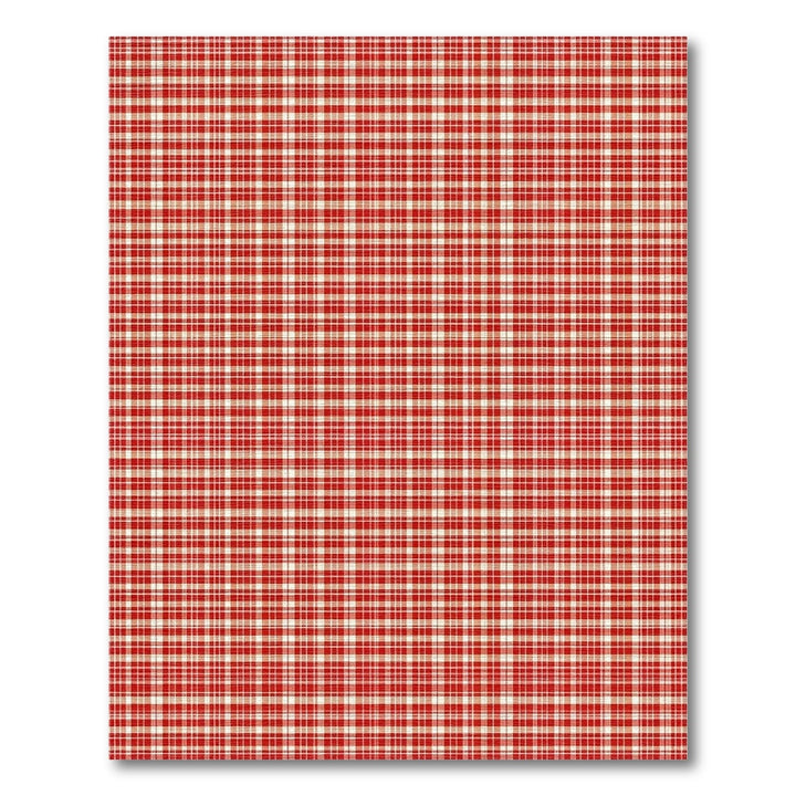 Checkered Red Checkered Washable Area Rug