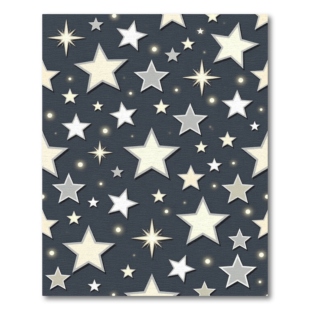 Celestial Stars Night Sky Rug